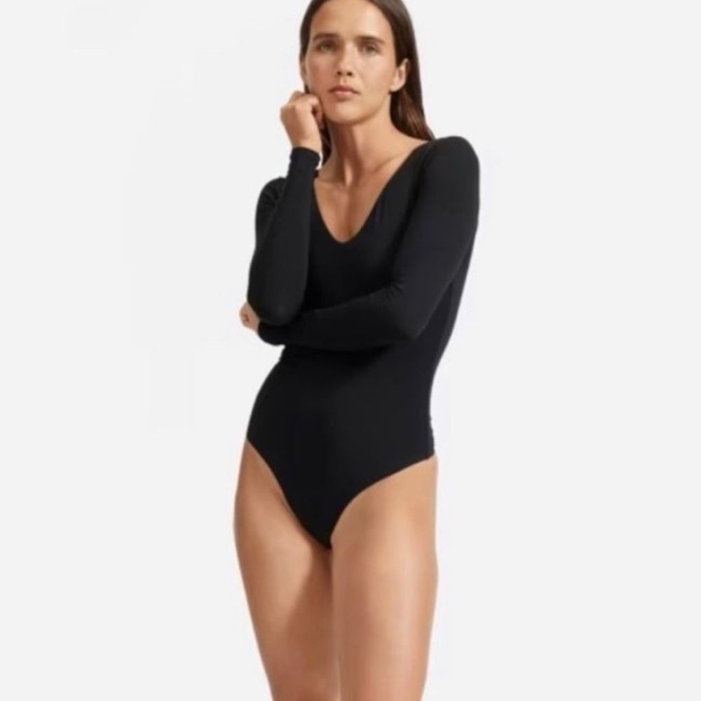New With Tags Black Everlane bodysuit - Size S